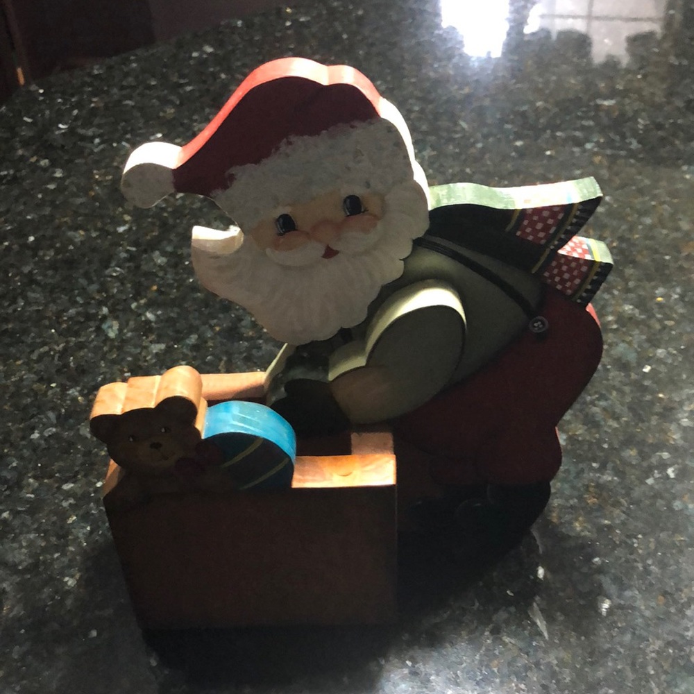 Santa Candy Cane Holder